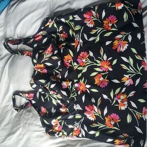 Lands End Square Neck Swim top